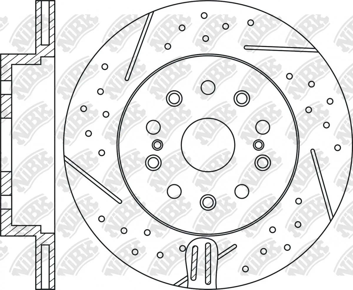 სამუხრუჭე დისკი წნ დახვრეტ  350MM N2
