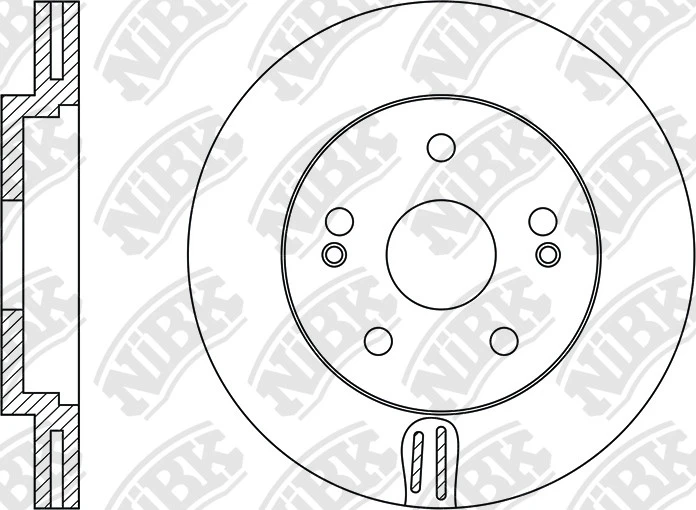 სამუხრუჭე დისკი წნ დახვრეტ 321mm