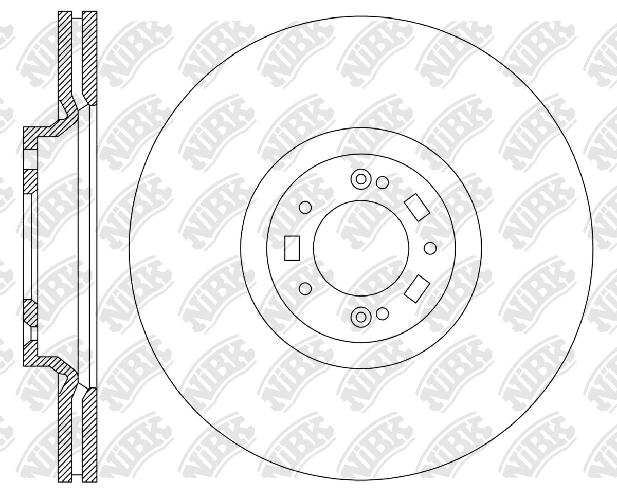 სამუხრუჭე დისკი წნ დახვრეტ 305mm N2