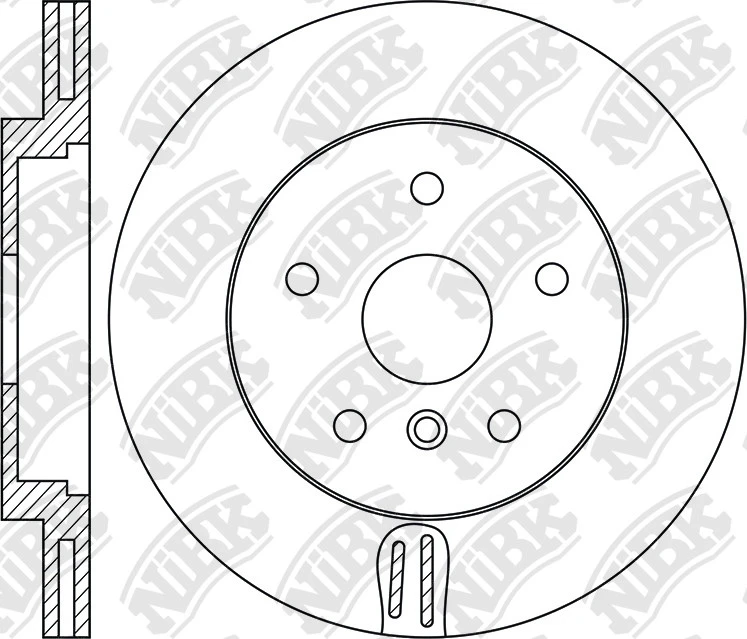 სამუხრუჭე დისკი წნ დახვრეტ 330MM N2