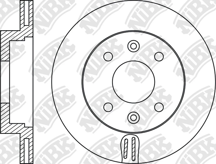 სამუხრუჭე დისკი წნ 256MM N3
