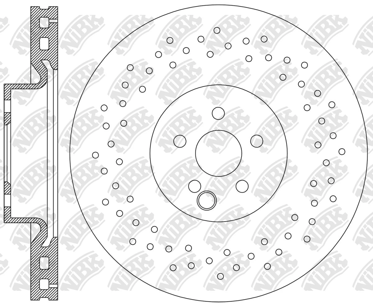სამუხრუჭე დისკი წნ. MB W212 344mm