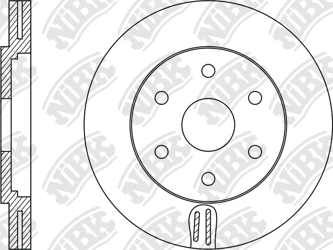 სამუხრუჭე დისკი წნ დახვრეტილი 320MM N2