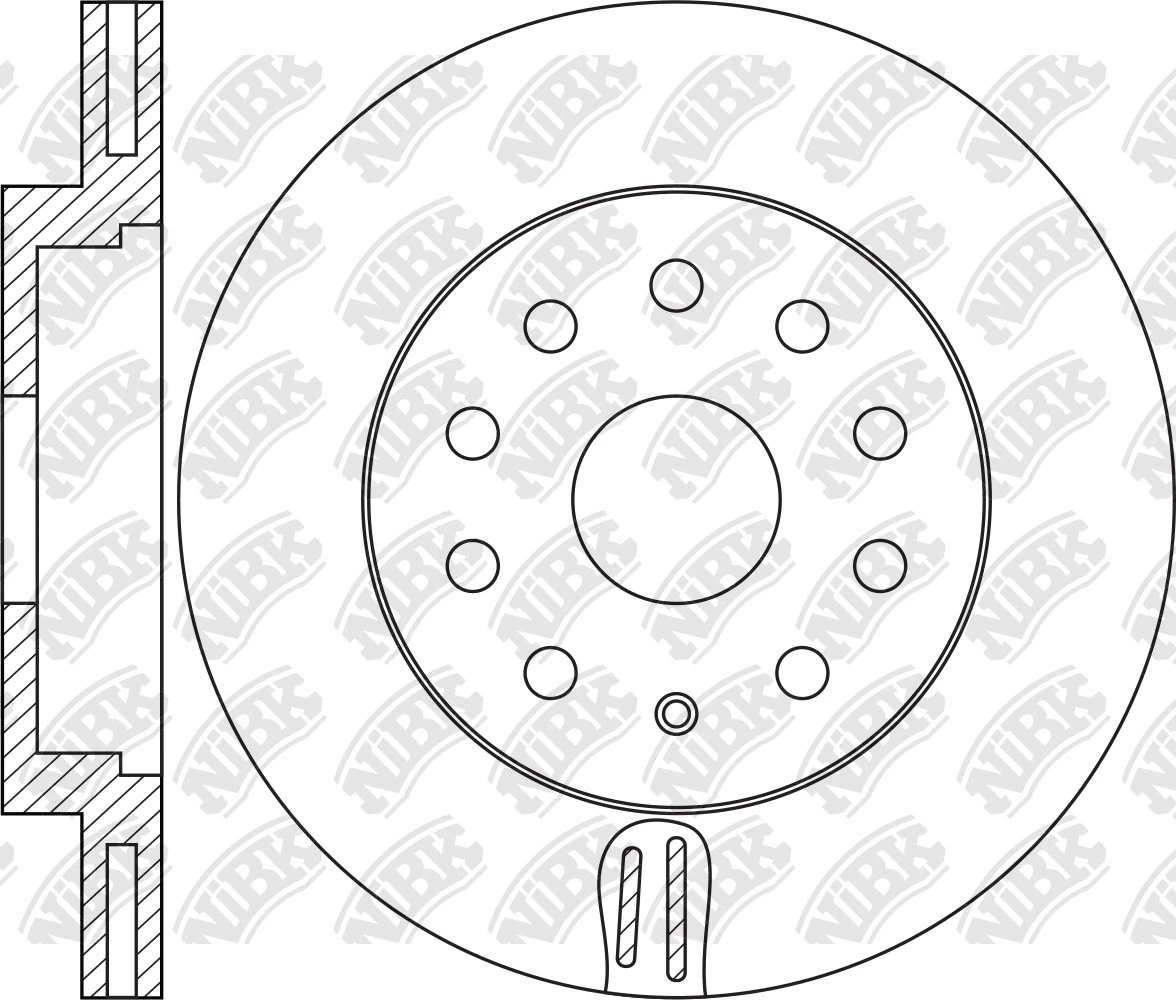 სამუხრუჭე დისკი წნ. 312mm N3