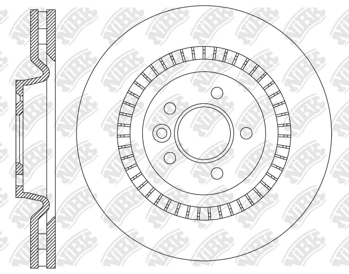 სამუხრუჭე დისკი წნ დახვრეტ 356mm N1