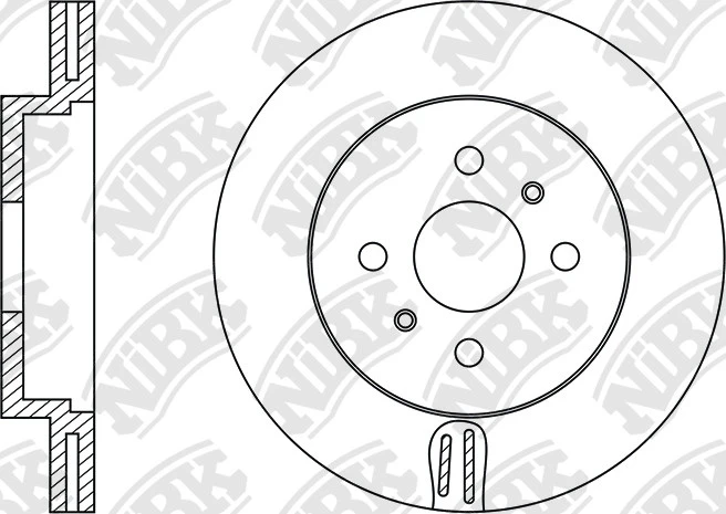 სამუხრუჭე დისკი წნ 255mm N3