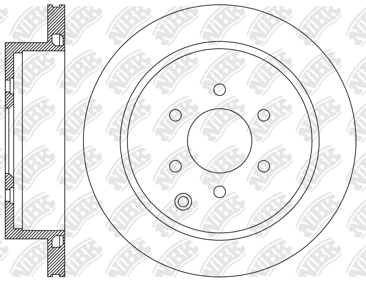 სამუხრუჭე დისკი უკ დახვრეტ 308MM N1