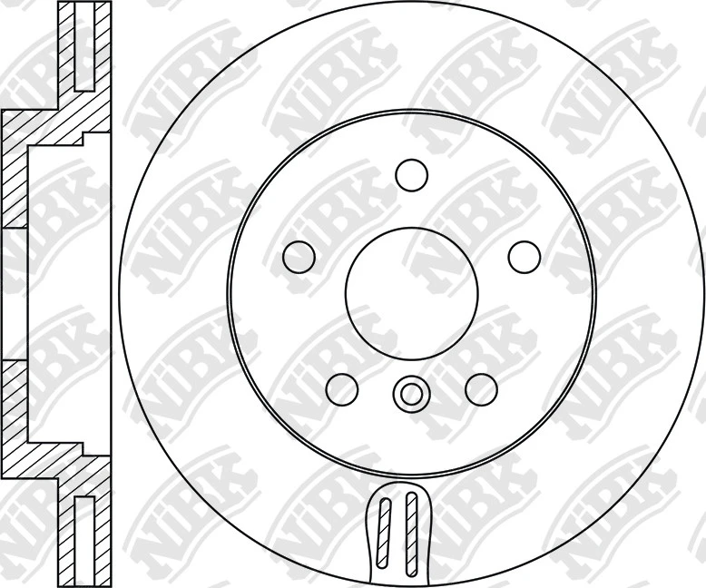 სამუხრუჭე დისკი წნ 332MM