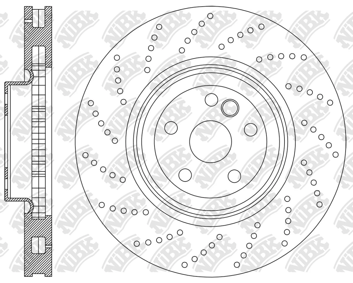 სამუხრუჭე დისკი წნ დახვრეტ 360MM