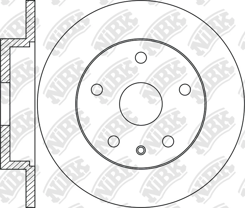 სამუხრუჭე დისკი უკ დახვრეტ 325MM N1
