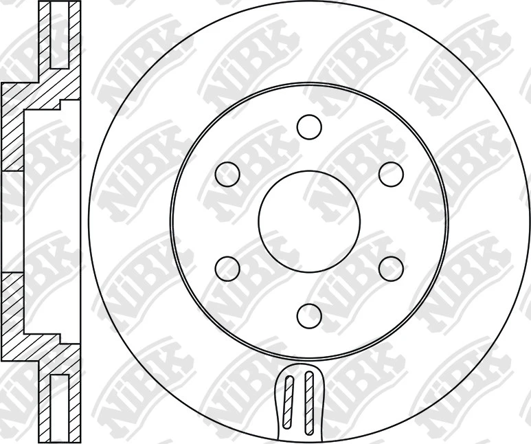 სამუხრუჭე დისკი წნ დახვრეტ 296mm N2