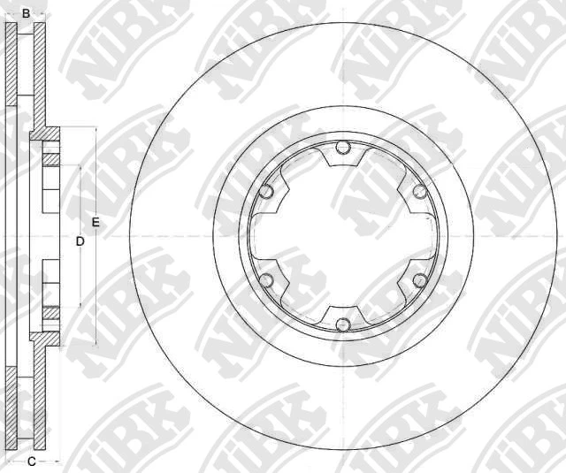 სამუხრუჭე დისკი წნ 283MM N3