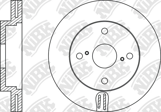 სამუხრუჭე დისკი წნ 255mm N3