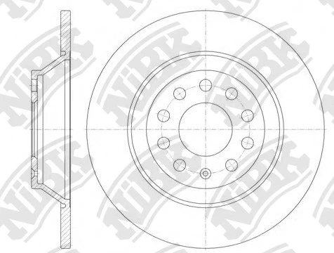 სამუხრუჭე დისკი უკ. 302mm N3