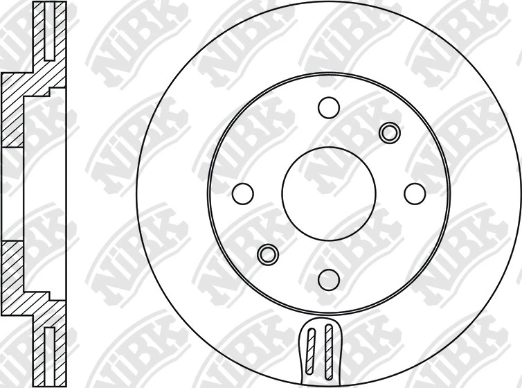 სამუხრუჭე დისკი წნ 256mm N3