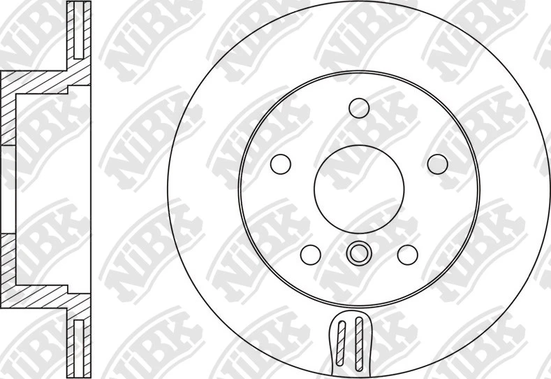 სამუხრუჭე დისკი უკ დახვრეტ 320MM N1