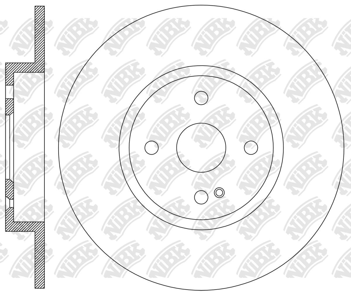 სამუხრუჭე დისკი წნ დახვრეტ 258MM N2